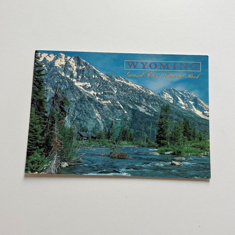 Grand Teton National Park Wyoming Postcard